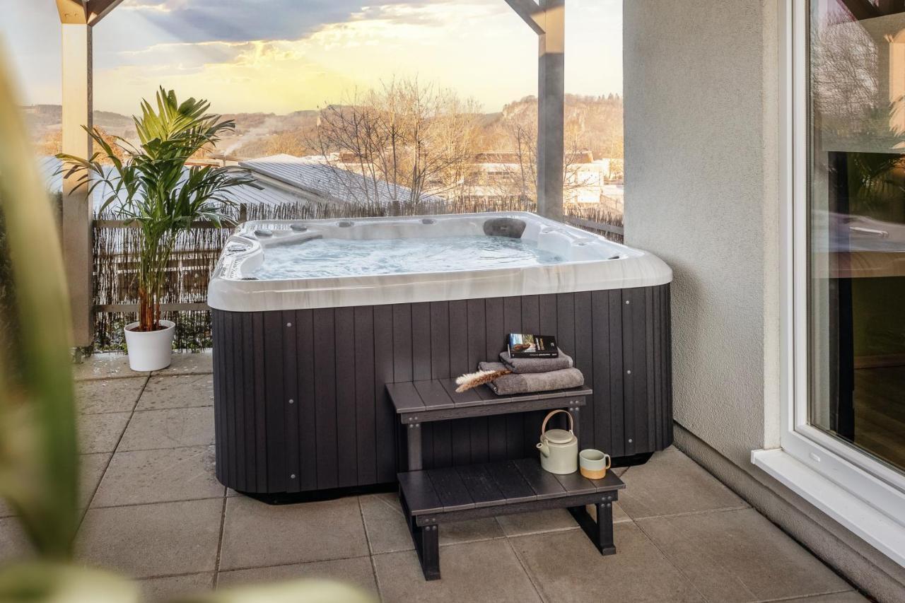 Dolomites Bungalow Eifelsteig W View Terrace Bbq Gerolstein Bagian luar foto